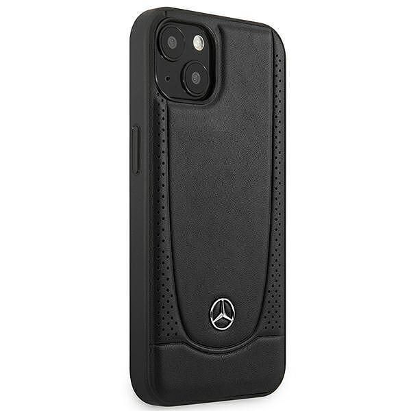 Mercedes hardcase leather urban - лицензиран кожен кейс за iphone 15,