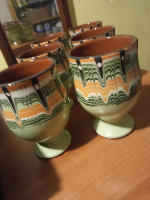6 бр. чаши традиционна българска керамика