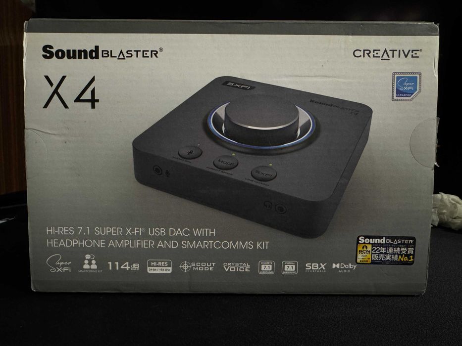 Placa de sunet externa CREATIVE Sound Blaster X4 noua
