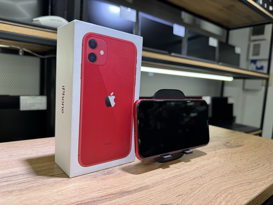 iPhone 11, 64 GB, АКБ76%, красный, 1428/А10