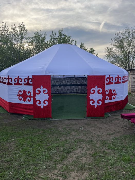 Юрта новая Велюр Газон
