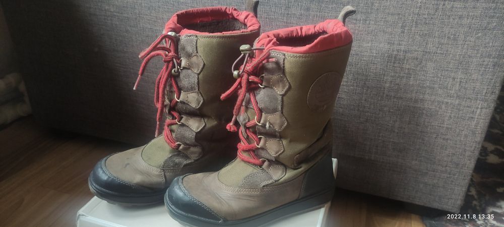 Зимние сапоги на девочку 37р.