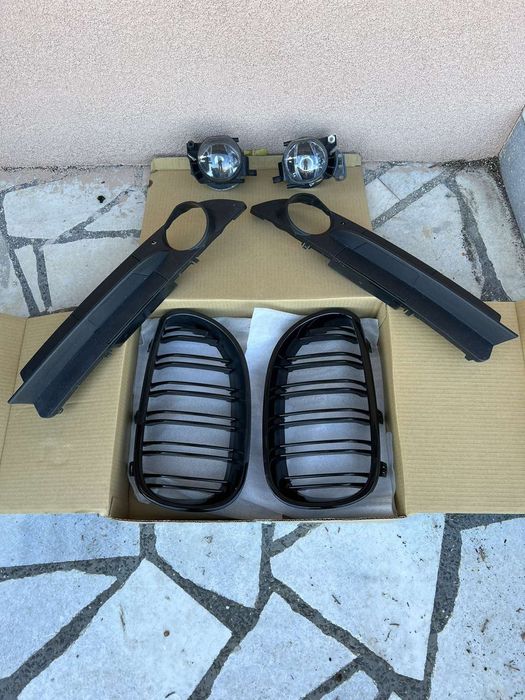 БМВ E60 520i Задна броня, прагове, бъбреци, халогени