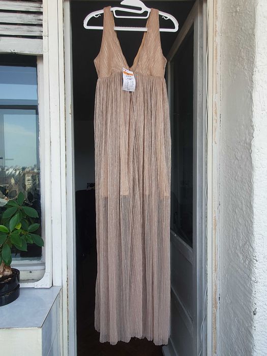 Rochie de ocazie cu fir metalic Sinsay