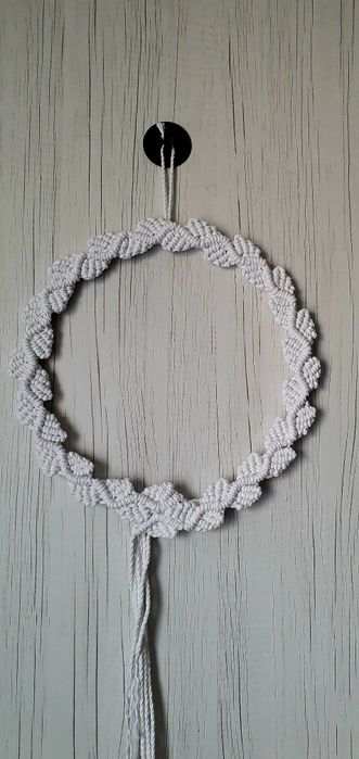 Coronita flori macrame decor