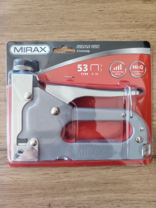 Механический скобозабивной степлер пистолет MIRAX