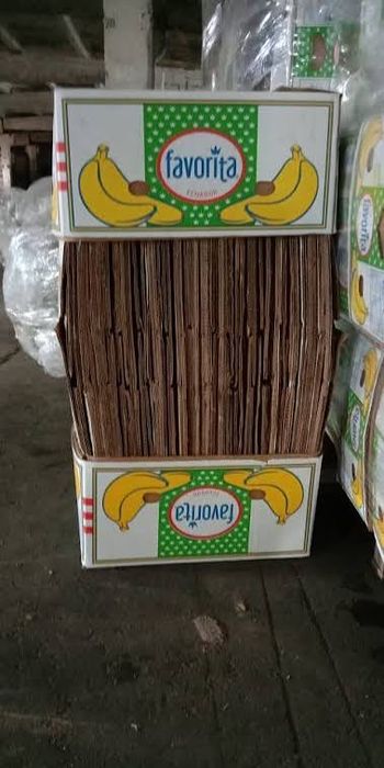 Банан каробки, чисто под банан