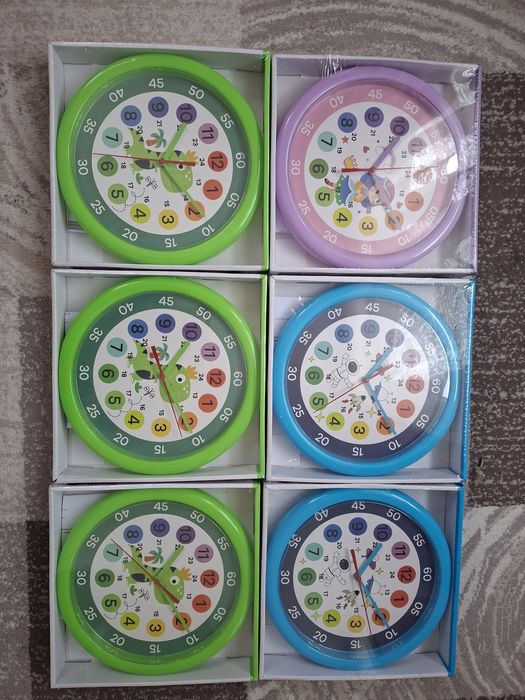 Детски часовници за стена - нови