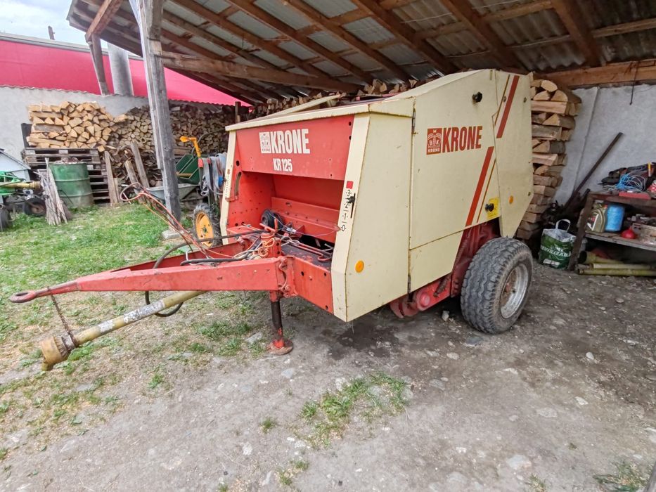 Balotiera krone kr 125 presa rotunda claas rollant