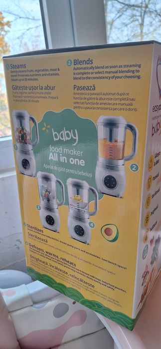 Aparat de gatit cu aburi +blender