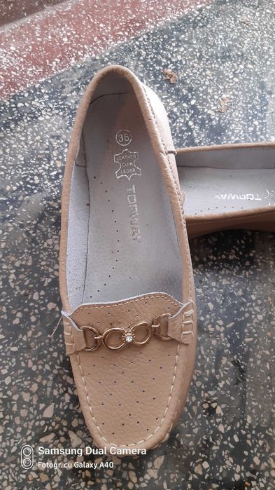 Mocasini bej dama