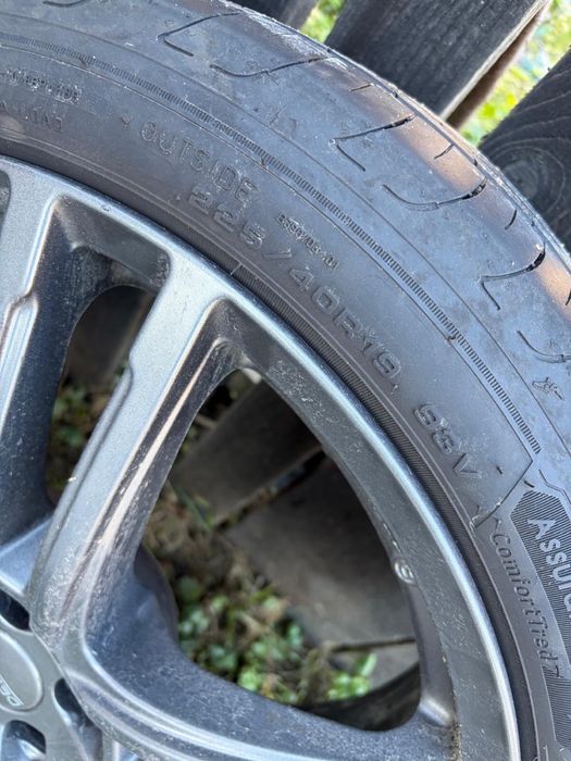 Jante aliaj Dezent 19" 225/40 5x108 cu anvelope (goodyear)ca noi – 8Jx19