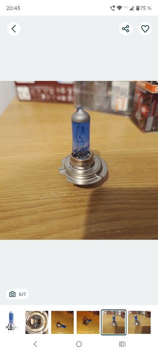 Bec halogen cool blue h7