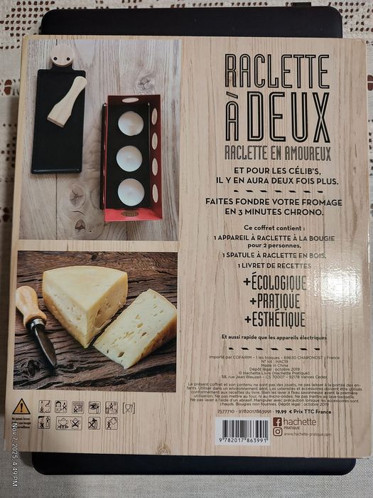 Подаръчен комплект: "Раклет за двама, раклет за влюбени"