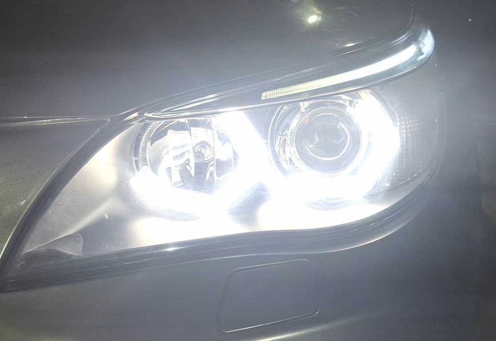 E60 - E61 BMW xenon dynamic drive фарове - лед