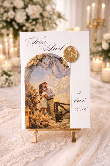 Invitații personalizate unice cu design creat de la 0 și papetărie nunta și botez