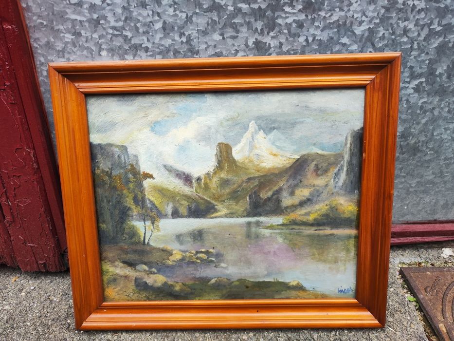 Tablou retro pictura originala 50x60