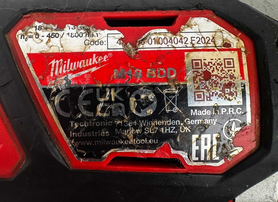 Milwaukee M18 BDD - Акумулаторен винтоверт 2x18V 2.0Ah 2024г.