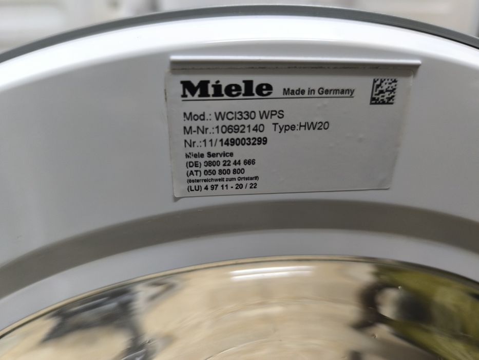 Пералня Miele WCI330 WPS - Power Wash 9кг. 1600об. Клас А+++