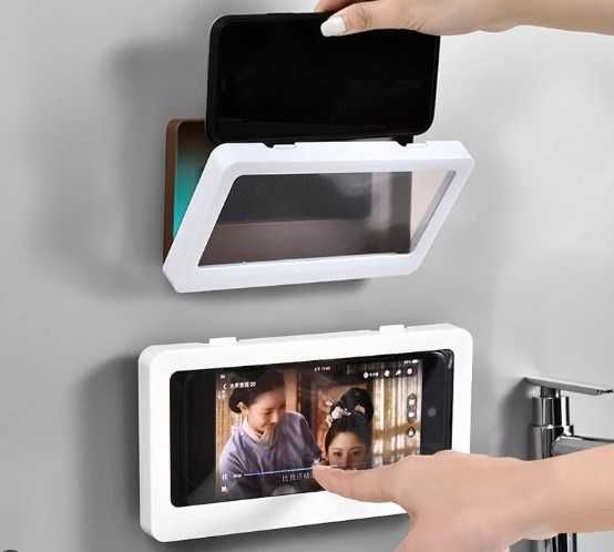 Поставка за телефо в баня с touchscreen