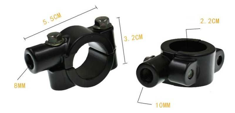 Конзола за мото огледала 8мм 10мм