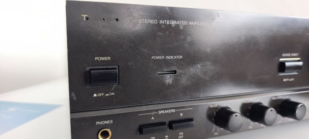 Стерео усилвател TECHNICS SU-VZ22
new class A

Стерео интегриран усилвател.  
Външен вид приличен.
Лицев панел с драскотини. 
Технически работи идеалн