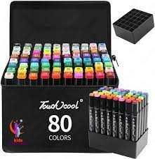 Набор Двусторонних спиртовых Скетч-Маркеров "TOUCH COOL" 80 шт.