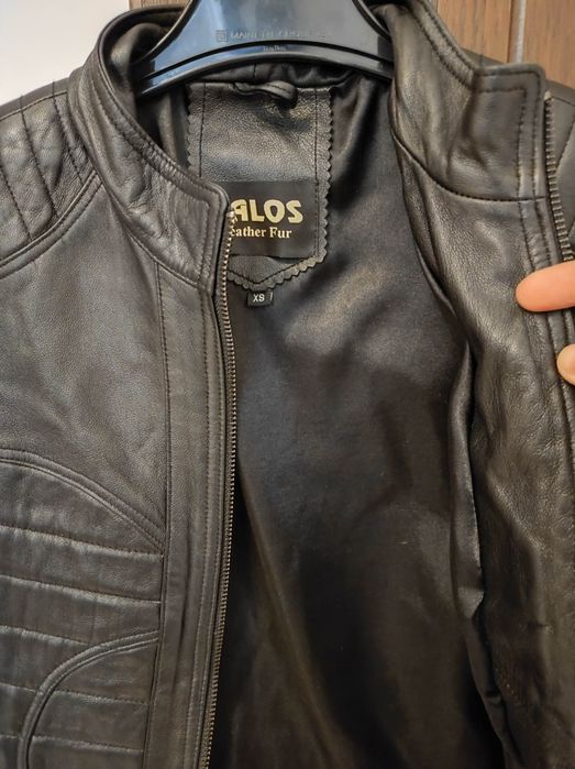 Дамско яке естествена кожа