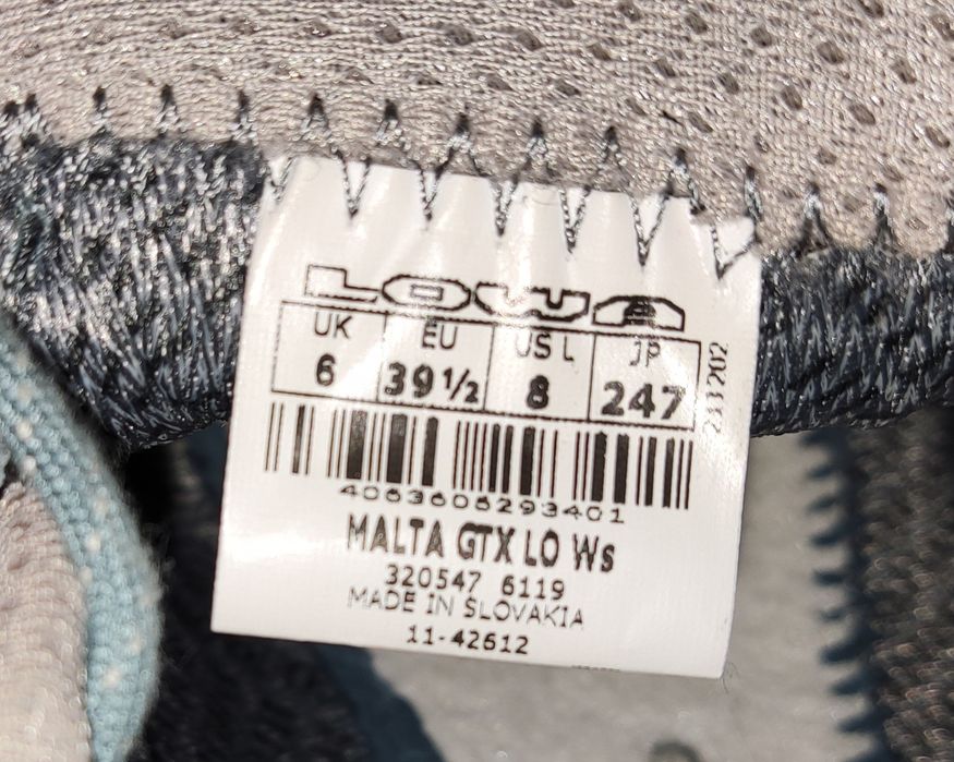 LOWA®Malta GTX LO W's Low Shoe Graphite Ice Blue, туристически обувки