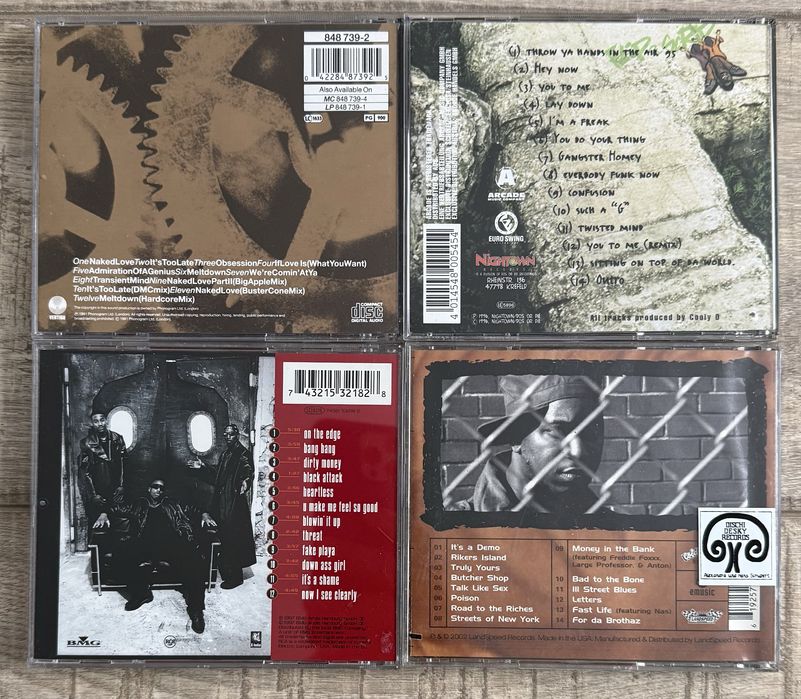 Pachet 35 Cd Eurodance/Rap/Hip Hop  - Nina/Sonic Surfers/Rednex:Afrika Bambaataa/Edelweiss/Unique II/Baby  D/ Black Attack/Flip da Scrip/Kool G Rap