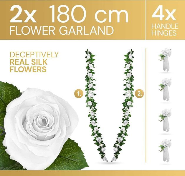 Сватбена декорация за кола