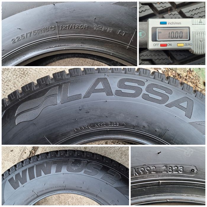 O bucată 225/75 R16C M+S iarnă - una Lassa Semperit Vredestein Falken
