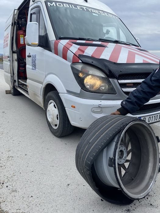 Мобилен Сервиз Гуми 24/7 Mobile Tyre Servicе