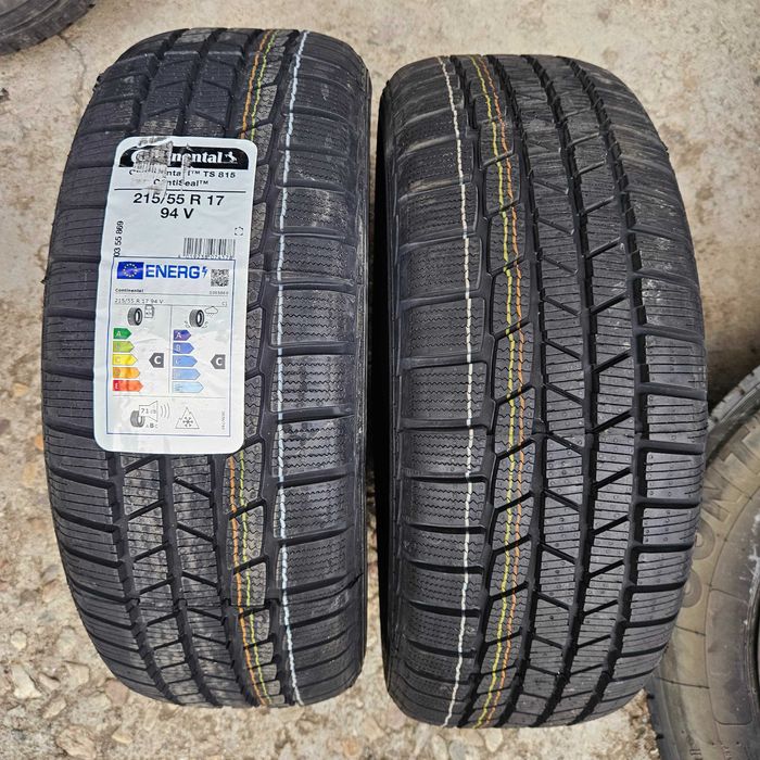2 Нови зимни гуми 215/55R17 Continental Contact TS815 ContiSeal 94V