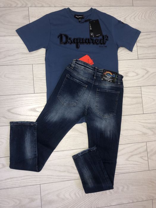 Set blugi si tricou Dsquared2 copii 11/12 ani