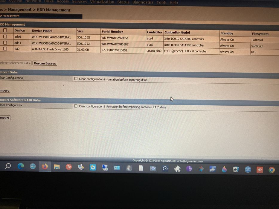 dell optiplex 760 ssf конфигуриран за NAS файлов сървър