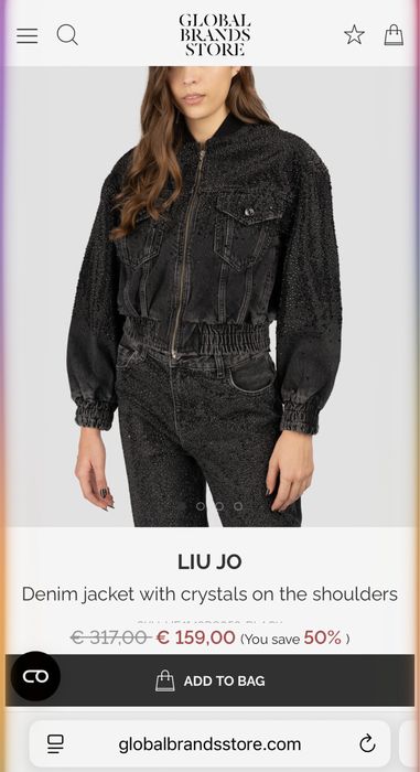 Liu Jo дънково бомбър яке - Denim