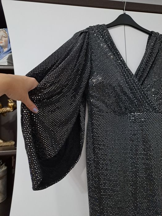 Rochie de seara negru/argintiu