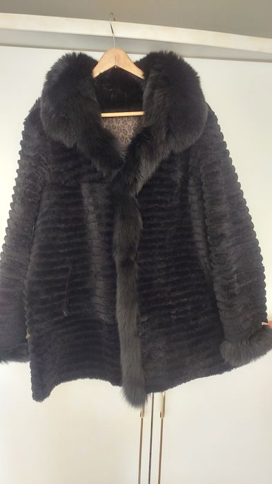 Женская дубленка размер 58-60