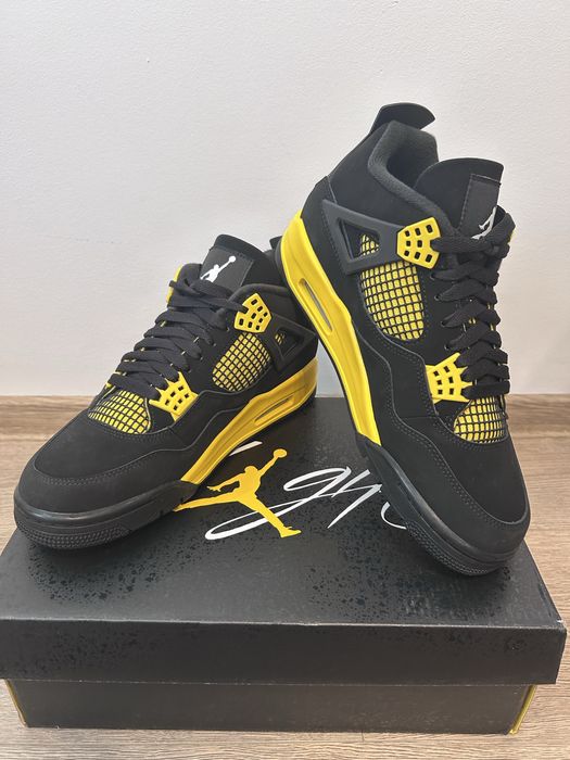 Jordan 4 Yellow Thunder | Marimea 42.5