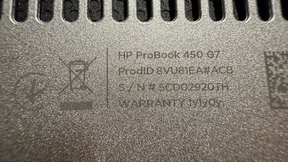 Продам ноутбук HP ProBook 450 G7