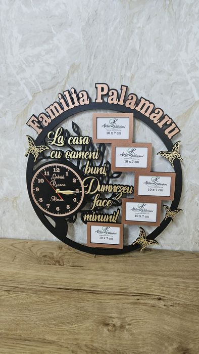 Ceas 25-50 ani casatorie personalizat