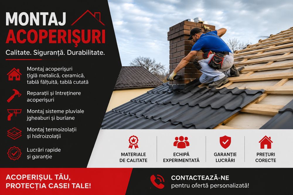 Montaj acoperișuri