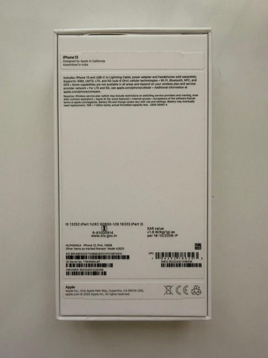 Iphone 13 розовый на 128Гб