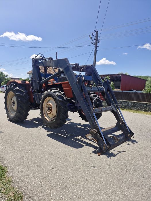 Tractor Same 4×4 cu încărcător frontal!