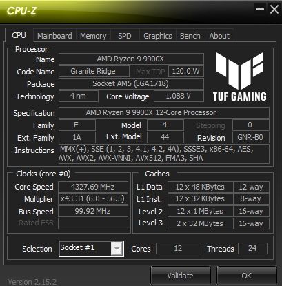 Setup complet - PC Gaming High-End – Ryzen 9 9900X + RX 7900 XT – 64GB – 4TB