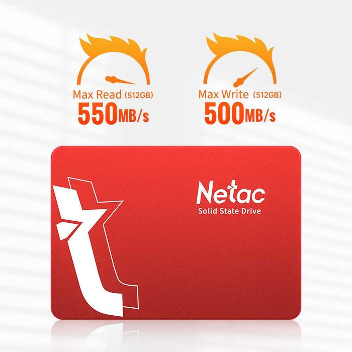 Netac SSD 512GB новый