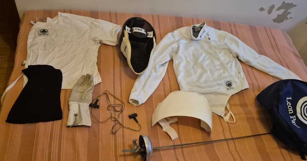 Costum scrima copil Leon Paul