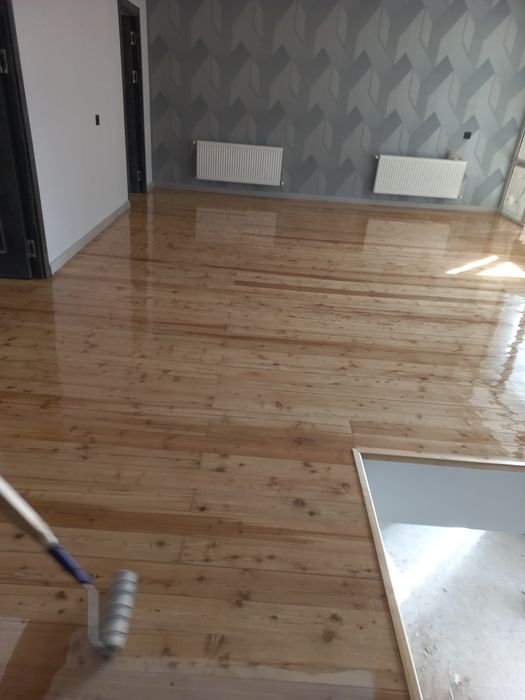 Шлифовка пол паркет