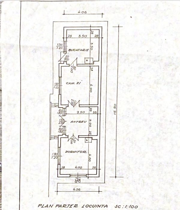 Casă 3 Camere – Cartier Cfr, Bacău – Teren 500 Mp